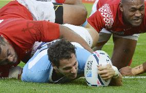 Argentina beat Tonga 45-16 in Rugby World Cup