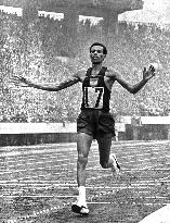 Photo of Abebe's Tokyo Olympic victory