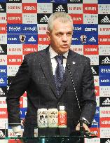 Aguirre attends press conference