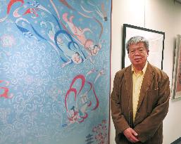 Chinese painter opens exhibition in Tokyo on art of Mogao caves