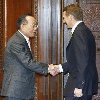Russian lower house head meets Japan upper house president