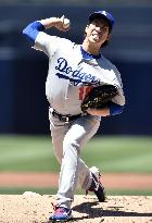 Baseball: Maeda gets no-decision as Dodgers outlast Padres in 17