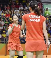 Japan women's badminton pair advance to semifinals