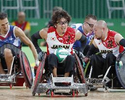 Japan wheelchair rugby team advances to semis