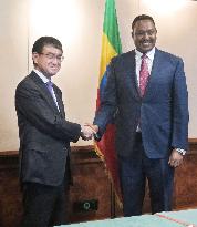 Japan seeks coordination with Ethiopia in dealing with N. Korea