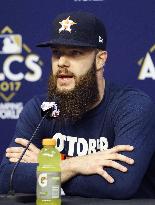 Baseball: Press conference for Astros-Yankees ALCS