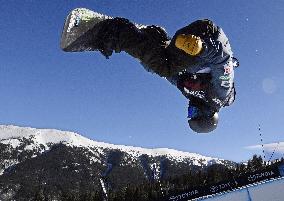 Snowboarding: Japan's Hirano wins halfpipe at World Cup