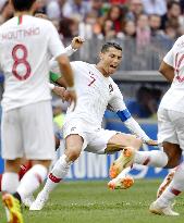 Football: Portugal vs Morocco at World Cup