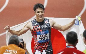 Asian Games: Yamagata takes bronze in men's 100-meter