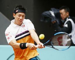Tennis: Kei Nishikori at Madrid Open
