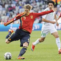 Spain, Iraq in Confederations Cup match