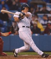 N.Y. Yankees' Matsui homers