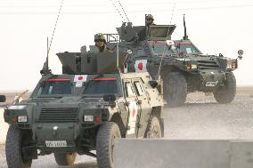 Japan's GSDF troops arrive in Samawah