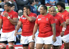 Argentina beat Tonga 45-16 in Rugby World Cup