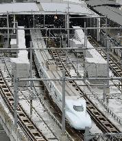 Entire Kyushu bullet-train line resumes in quake-hit southwest Japan