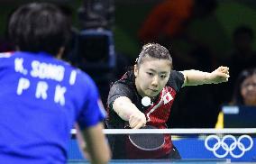 Olympics: Fukuhara falls short of table tennis bronze