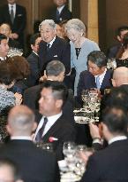 Emperor, empress attend charity dinner for Save the Children