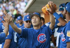 Baseball: Uehara at Cubs spring training