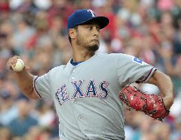 Baseball: Darvish in Rangers-Indians game