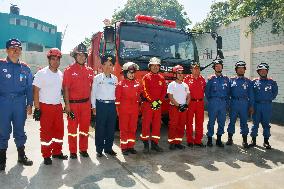 Japan donates used firefighting vehicles to Peru