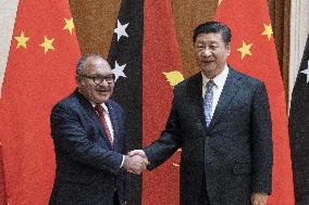 China-Papua New Guinea talks