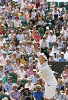 Tennis: Nishikori at Wimbledon