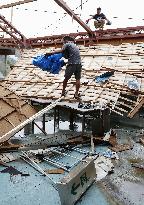 Aftermath of Typhoon Faxai in Chiba