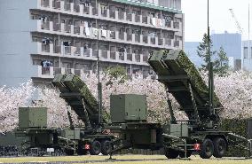 PAC-3 interceptors in Tokyo