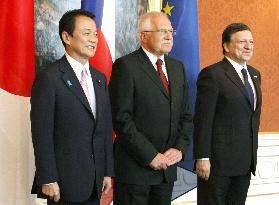 Japan, EU hold regular meeting in Prague