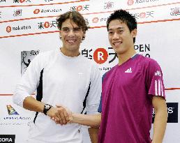 Nadal in Japan for Rakuten Japan Open Tennis