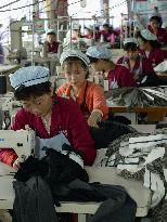 (2)North Korean garment factory