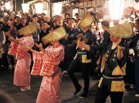 Traditional early autumn festival in Toyama