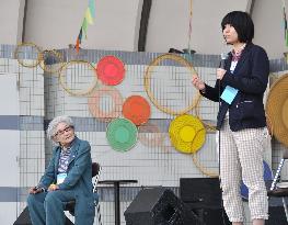 Fukushima student talks about nuke power plant accident on Earth Day