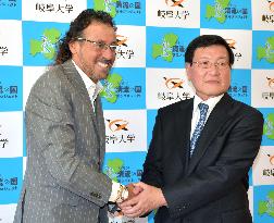 Soccer club manager Ramos becomes visiting professor in Gifu, central Japan