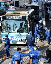 Man stabs teens aboard buses in Ibaraki