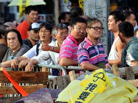 In Hong Kong protests, "radicals" have a touch of gray