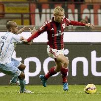 Milan's Honda plays against Lazio