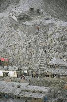 Probe conducted at peak of Mt. Ontake