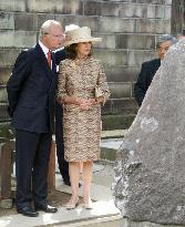 Swedish king and queen visit Nagasaki