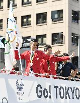 Olympics, Paralympics medalists parade in Tokyo