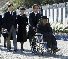 Prince Mikasa's funeral held at Tokyo cemetery