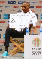 Athletics: Kipsang eyes world record at Tokyo Marathon