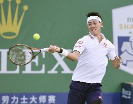 Nishikori at Shanghai Masters