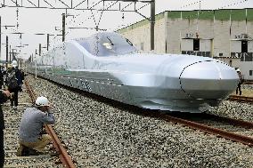 Prototype of new shinkansen bullet train