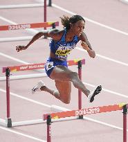 Athletics: Muhammad wins 400-m hurdles at worlds