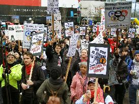 Protest rally against Olympics held in Vancouver