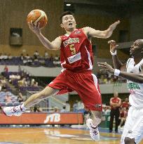 China vs. Senegal at world basketball in Sapporo