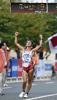 Japan's 1st athletics gold at Asian Games