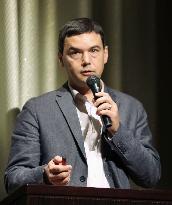 Thomas Piketty gives lecture in Tokyo