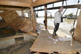 Aftermath of massive floods in eastern Japan